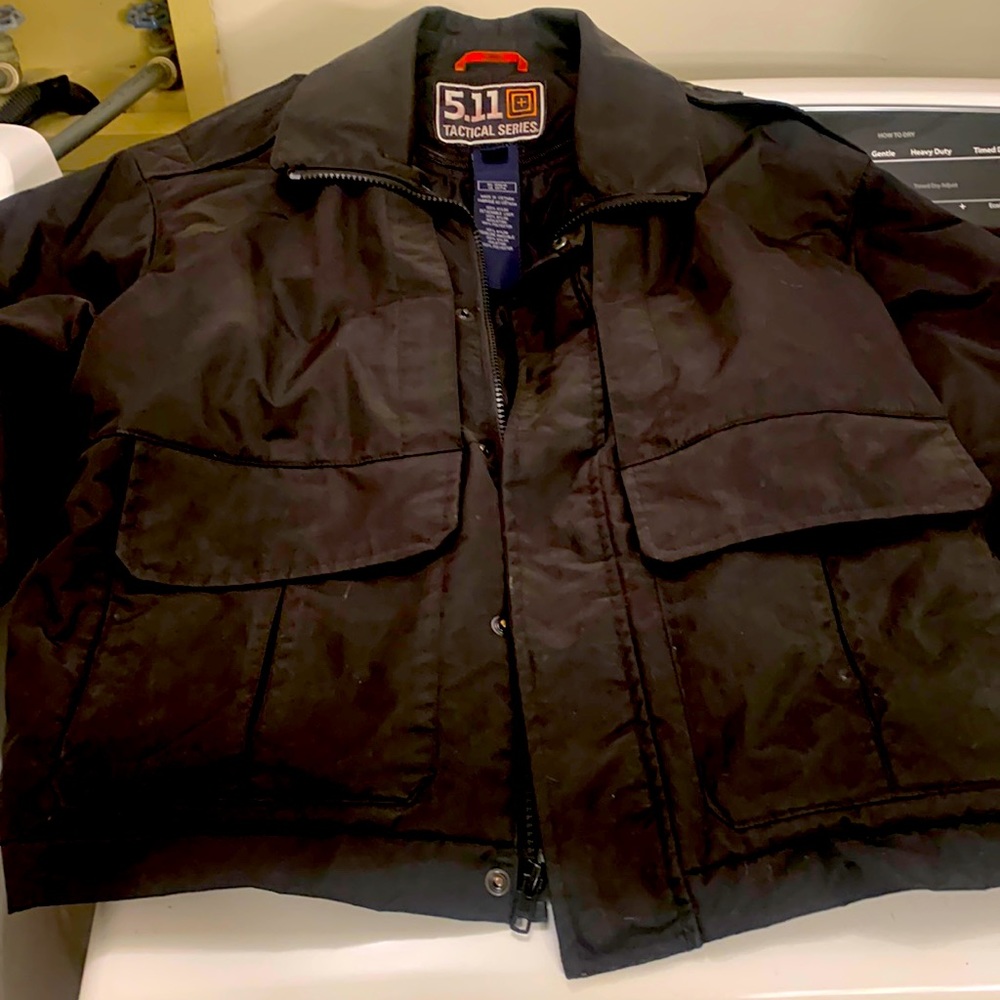 5.11 Tactical Double Duty Black Full Zip Jacket Medium